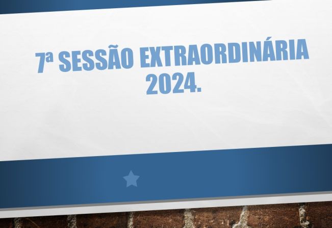 Ficam os senhores vereadores COMUNICADOS da convocação da  7ª Sessão Extraordinária da Câmara Municipal de Araçoiaba da Serra .