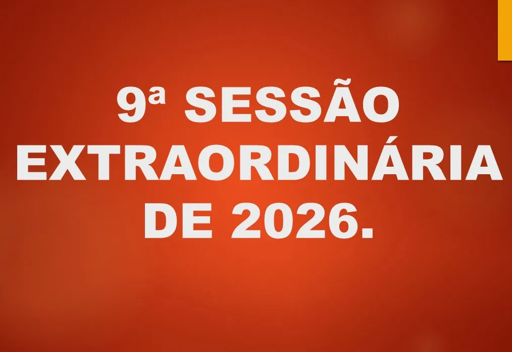 Ficam os senhores vereadores COMUNICADOS da convocação da  9ª Sessão Extraordinária da Câmara Municipal de Araçoiaba da Serra .