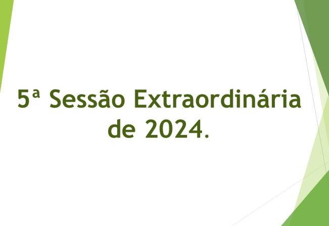 Ficam os senhores vereadores COMUNICADOS da convocação da  5ª Sessão Extraordinária da Câmara Municipal de Araçoiaba da Serra .