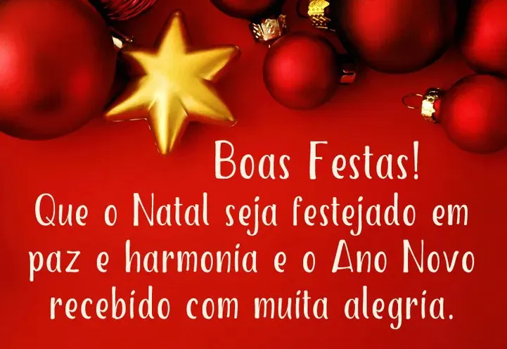 BOAS FESTAS